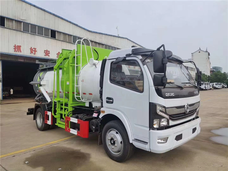 東風7方餐廚垃圾車（圓罐）