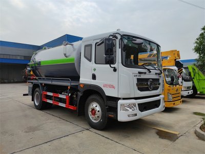 抽吸運(yùn)輸污水淤泥、糞便、沼液罐式車(chē)，國(guó)六排放吸污車(chē)抽吸快、適用面廣
